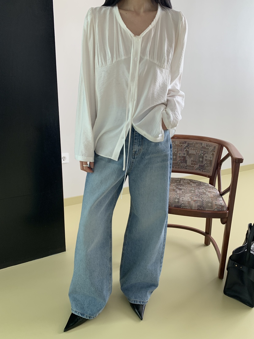 MOVENNE東大門實拍女裝新款熱賣休閑真品26春夏時尚牛仔褲MOVENNE牛仔褲