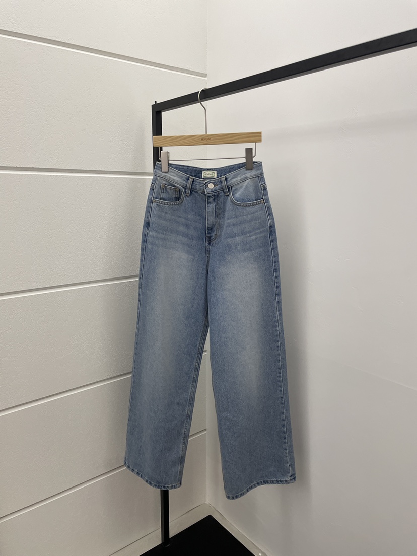 MOVENNE東大門實拍女裝新款熱賣休閑真品26春夏時尚牛仔褲MOVENNE牛仔褲圖色1