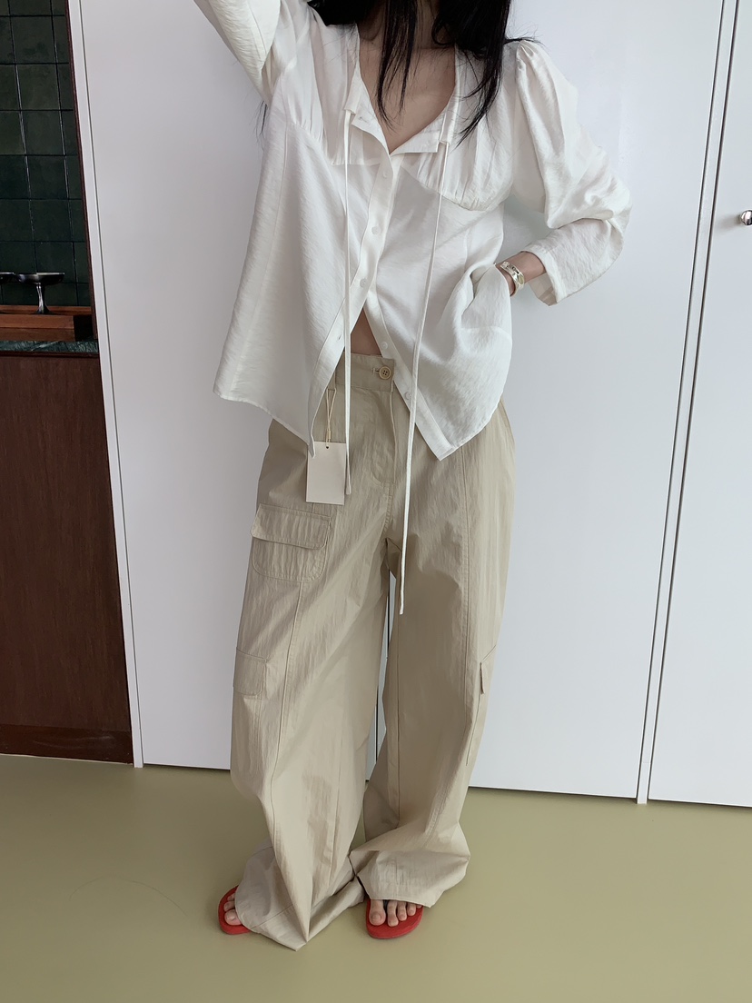 MOVENNE韓國直郵女裝新款熱賣時尚休閑26春夏人氣襯衫蕾絲衫MOVENNE襯衫/蕾絲衫