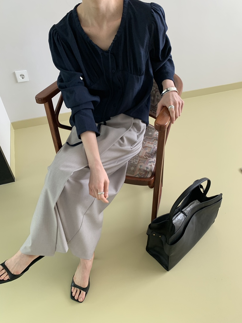 MOVENNE韓國直郵女裝新款熱賣時尚休閑26春夏人氣襯衫蕾絲衫MOVENNE襯衫/蕾絲衫