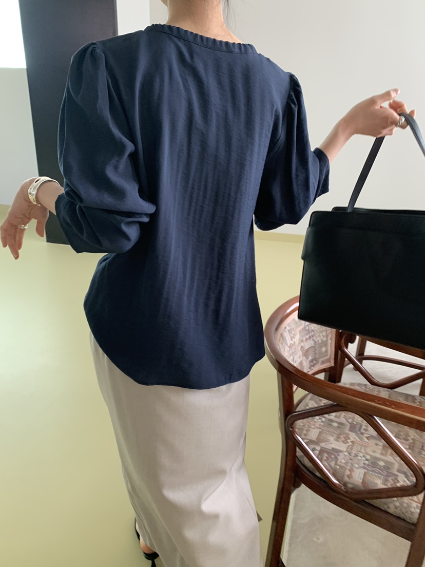 MOVENNE韓國直郵女裝新款熱賣時尚休閑26春夏人氣襯衫蕾絲衫MOVENNE襯衫/蕾絲衫