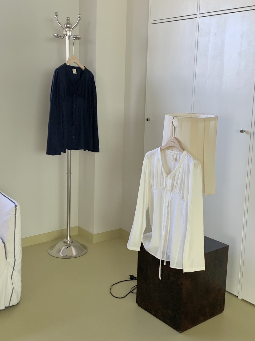 MOVENNE韓國直郵女裝新款熱賣時尚休閑26春夏人氣襯衫蕾絲衫MOVENNE襯衫/蕾絲衫