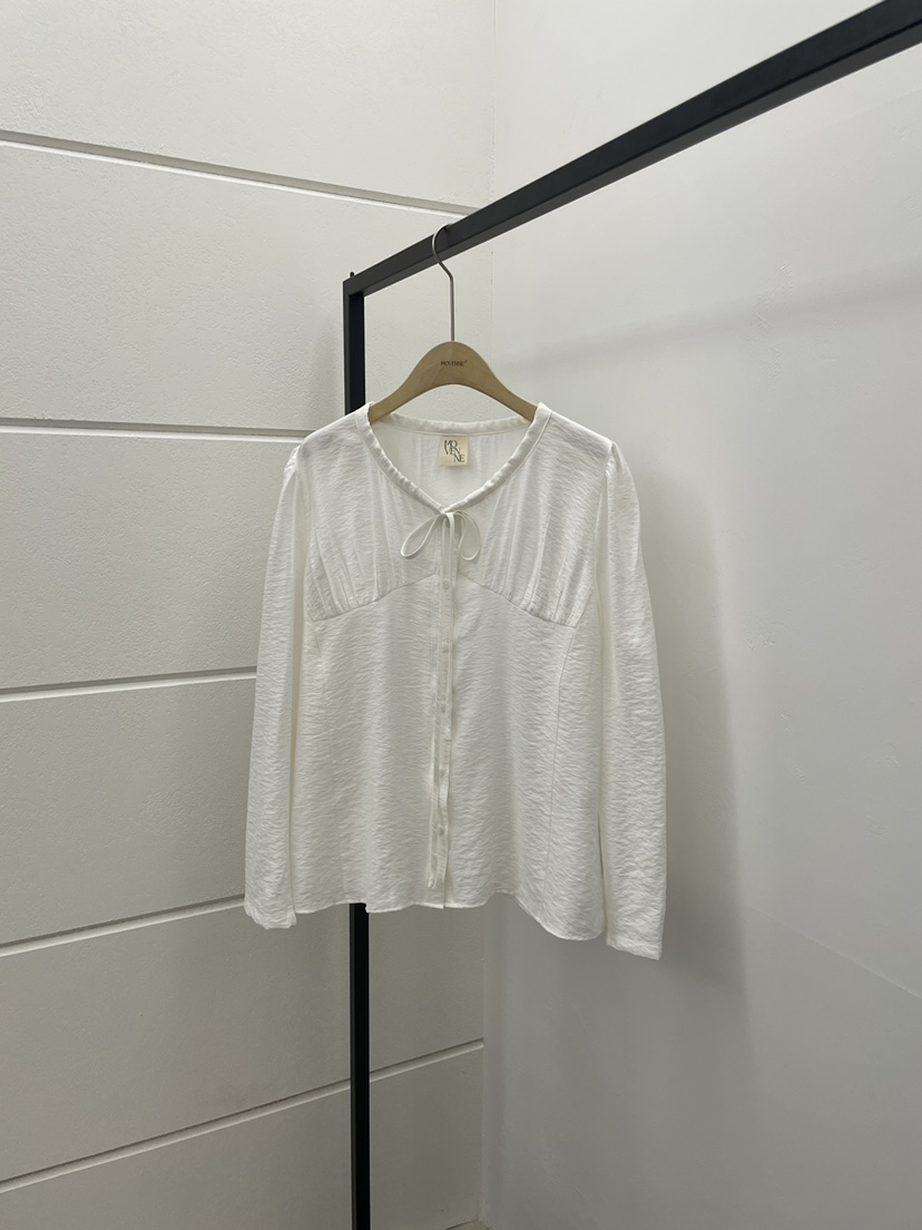 MOVENNE韓國直郵女裝新款熱賣時尚休閑26春夏人氣襯衫蕾絲衫MOVENNE襯衫/蕾絲衫圖色1