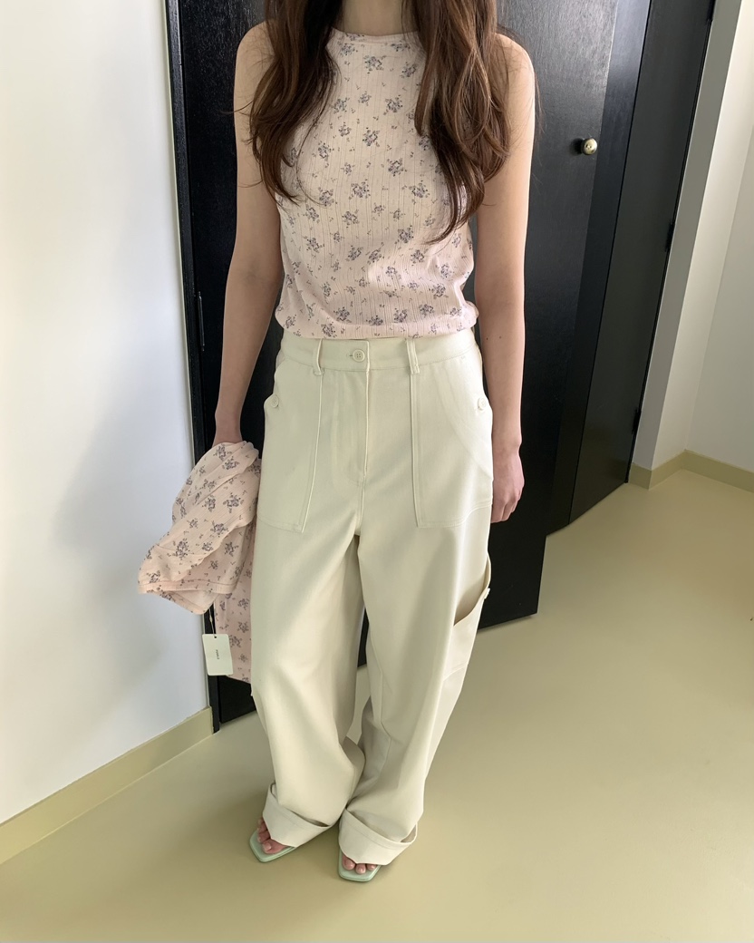 PEBBLE韓國代購女士新款休閑26春夏時尚人氣職業吊帶背心PEBBLE吊帶/背心