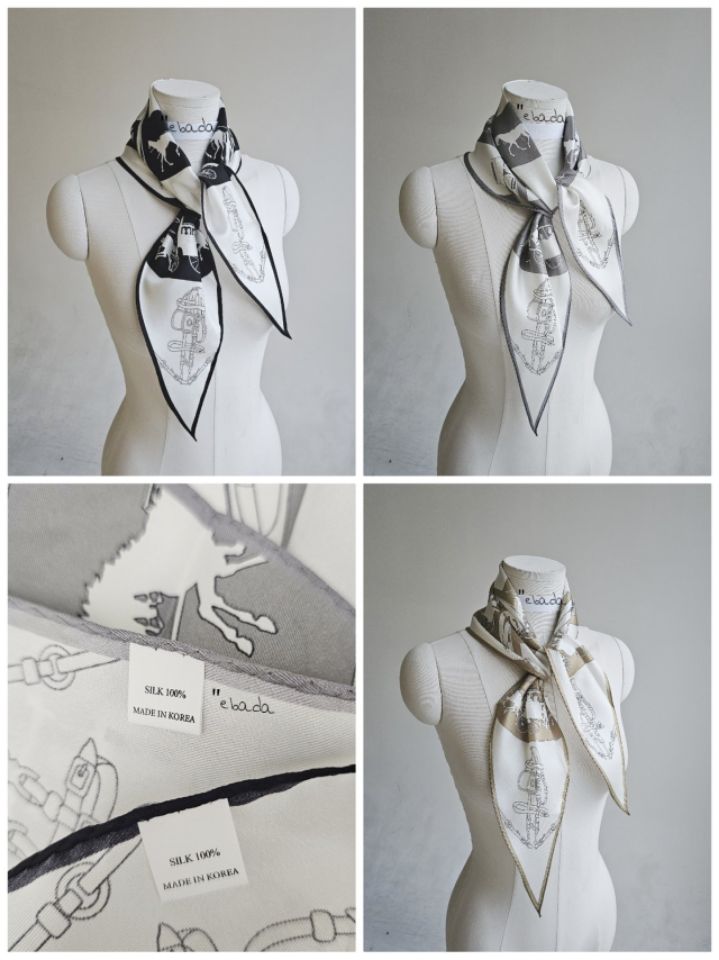 EBADA東大門實拍女士新款休閑熱賣推薦時尚真品圍巾披肩絲綢EBADA圍巾/披肩