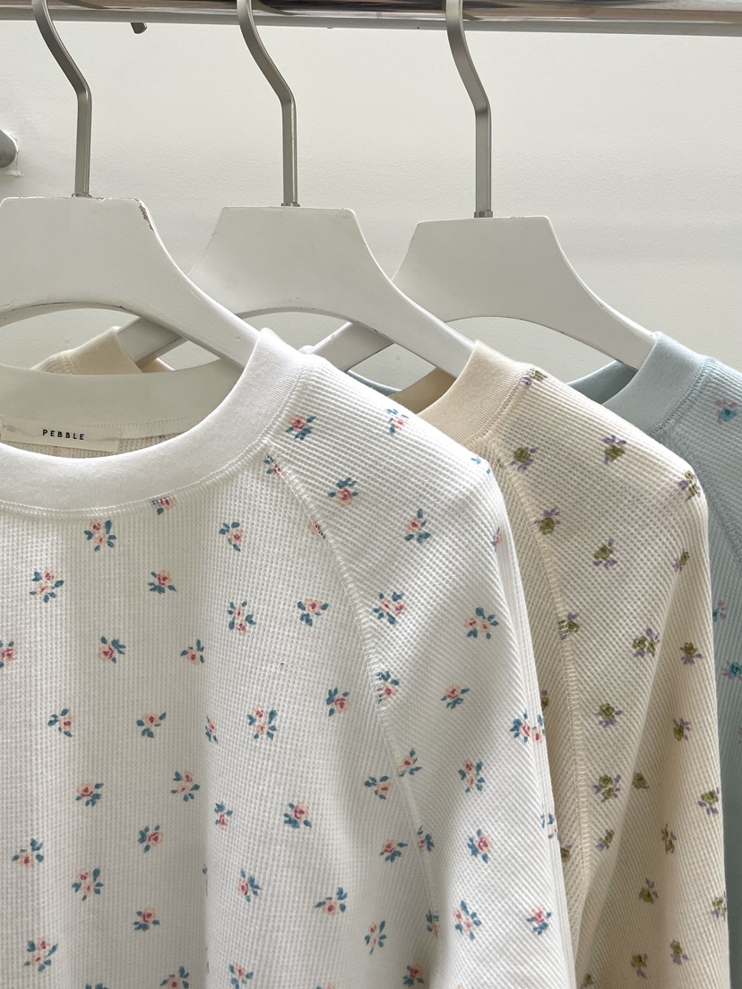 PEBBLE韓國代購女裝新品26春夏人氣熱賣推薦真品休閑長袖T恤PEBBLE長袖T恤