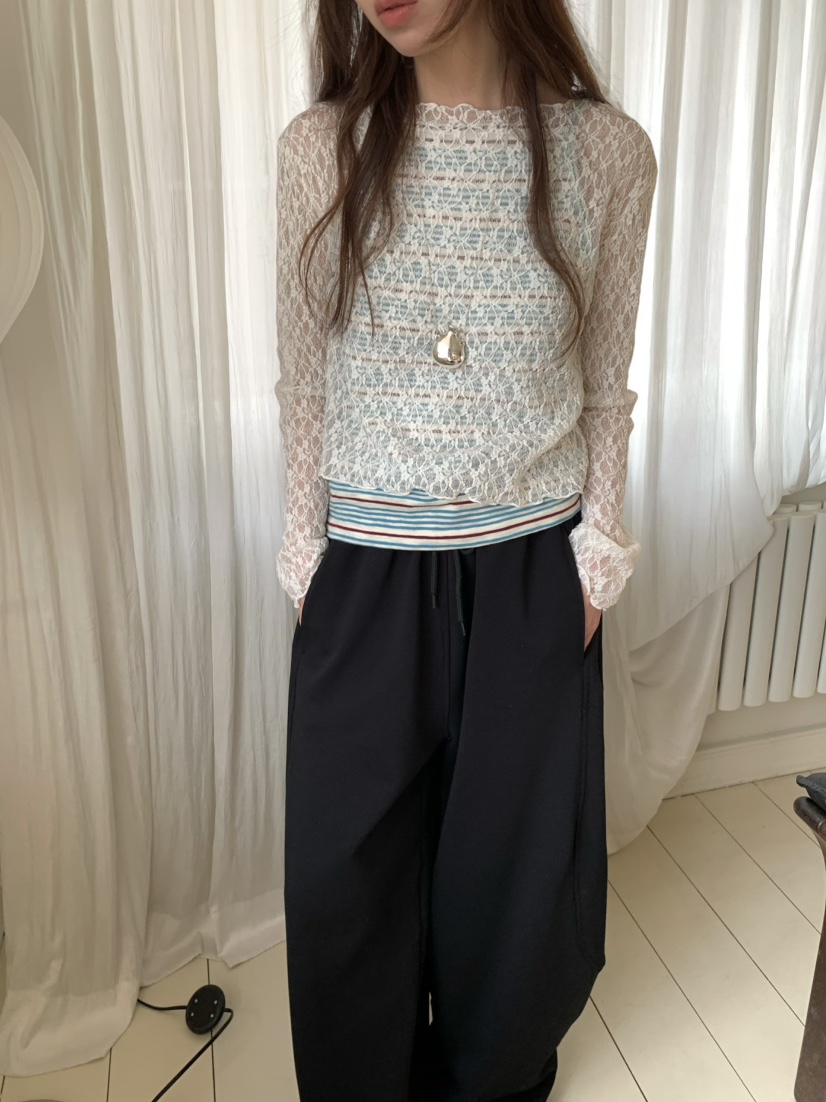 PEBBLE韓國代購女士新款休閑26春夏熱賣真品時尚職業長袖T恤PEBBLE長袖T恤