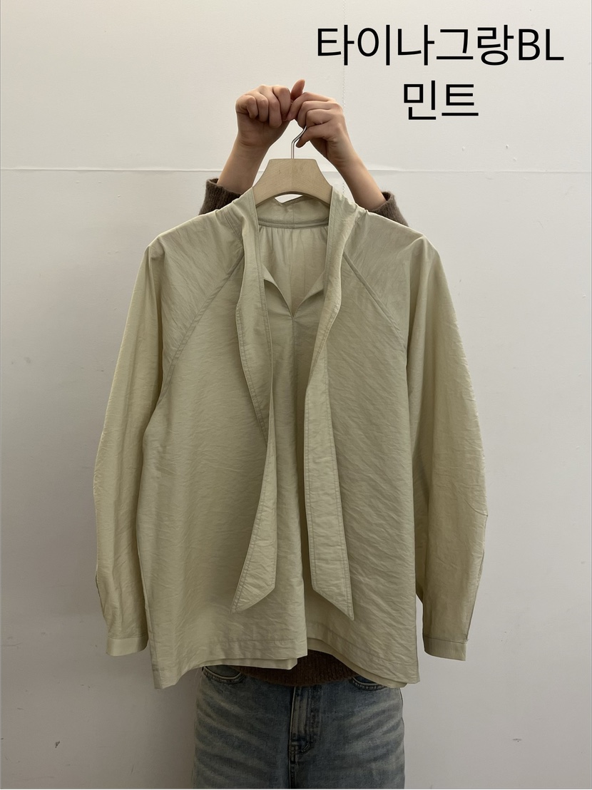 TAUPE韓國代購女士新品26春夏時尚休閑職業真品襯衫蕾絲衫TAUPE襯衫/蕾絲衫圖色2