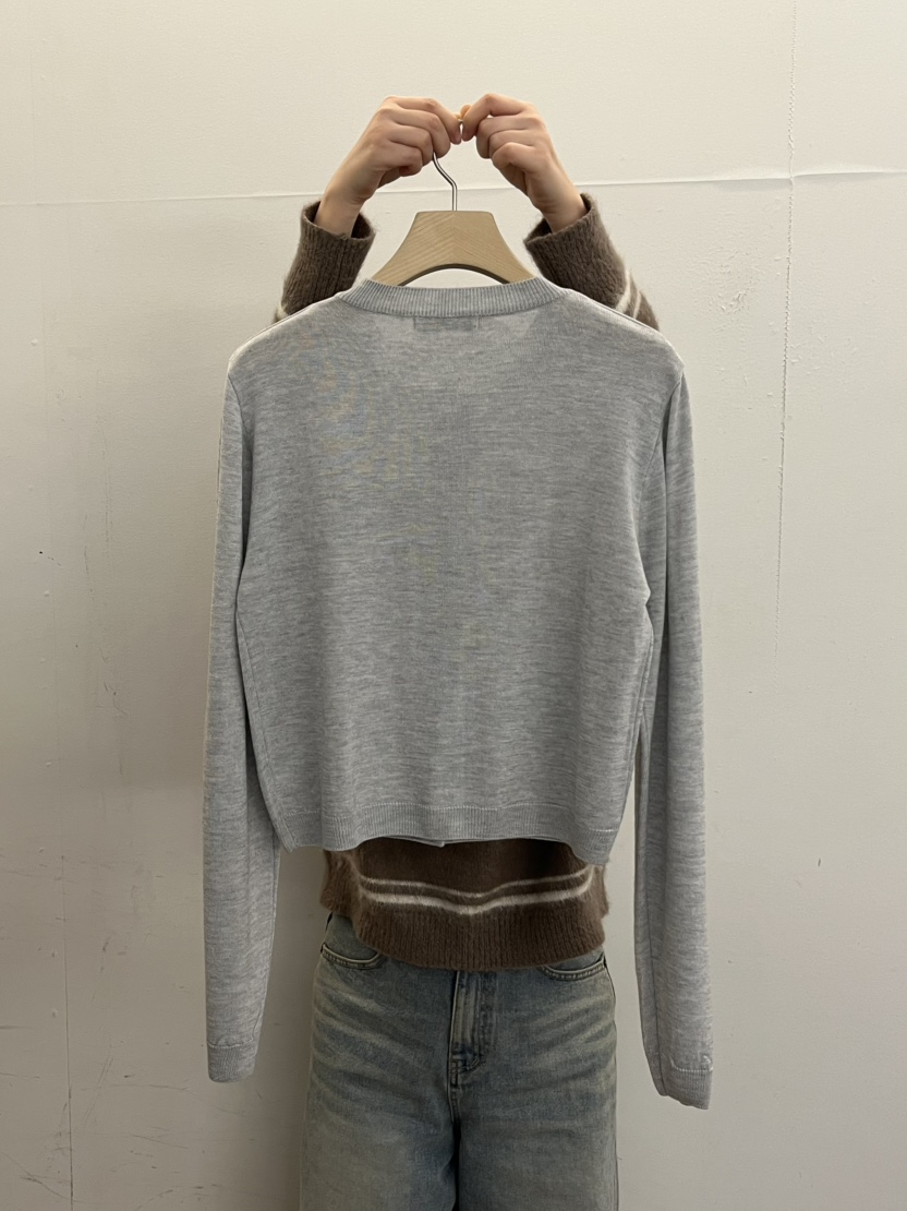 TAUPE韓國代購女裝新品時尚休閑人氣推薦職業針織衫開襟衫TAUPE針織衫