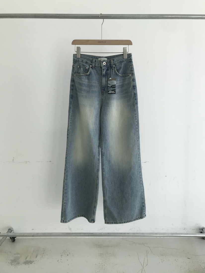 CEDARWOOD東大門直郵女士新品熱賣真品推薦人氣26春夏牛仔褲CEDAR WOOD牛仔褲圖色1