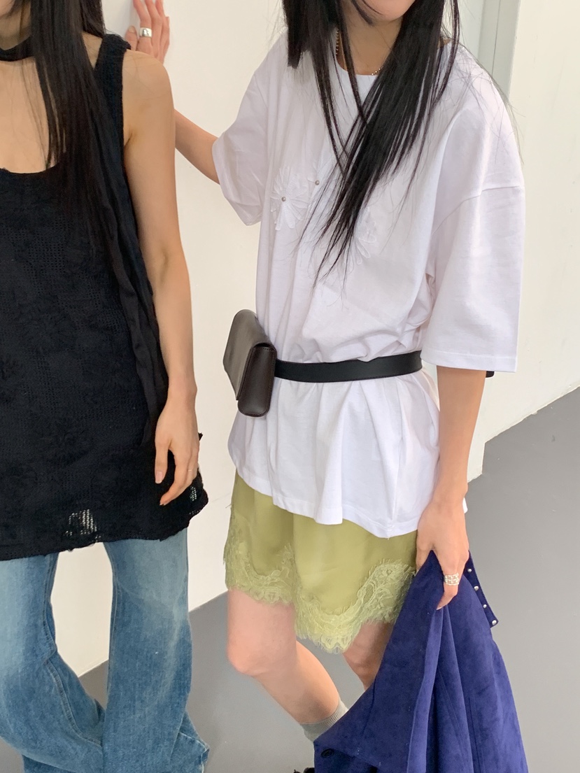 MURMUR東大門實拍女士新款熱賣職業真品人氣T恤不含飾品貼花MURMURT恤