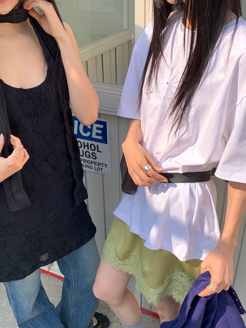 MURMUR東大門實拍女士新款熱賣職業真品人氣T恤不含飾品貼花MURMURT恤