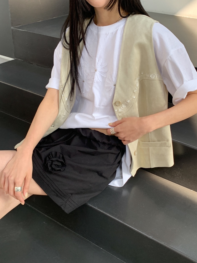 MURMUR東大門實拍女士新款熱賣職業真品人氣T恤不含飾品貼花MURMURT恤