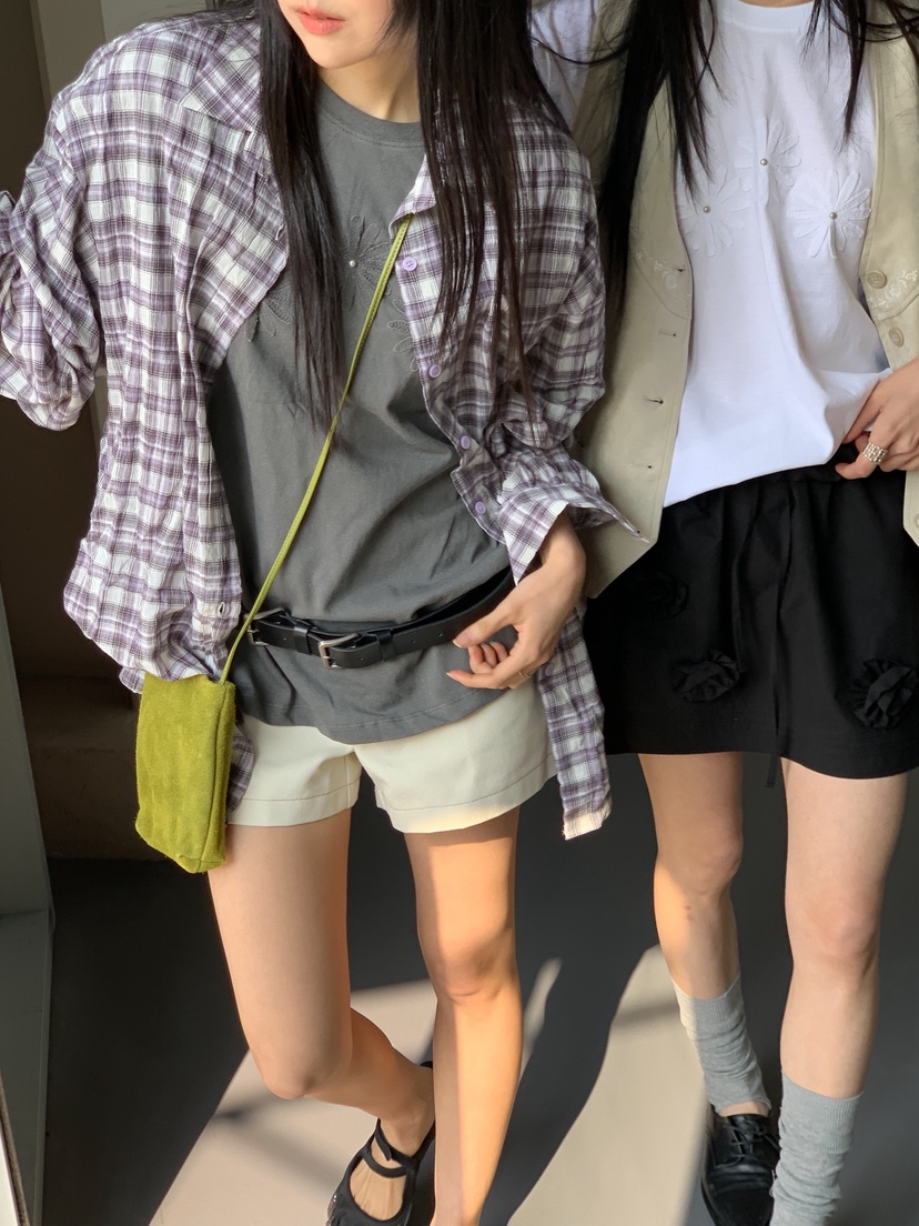 MURMUR東大門實拍女士新款熱賣職業真品人氣T恤不含飾品貼花MURMURT恤