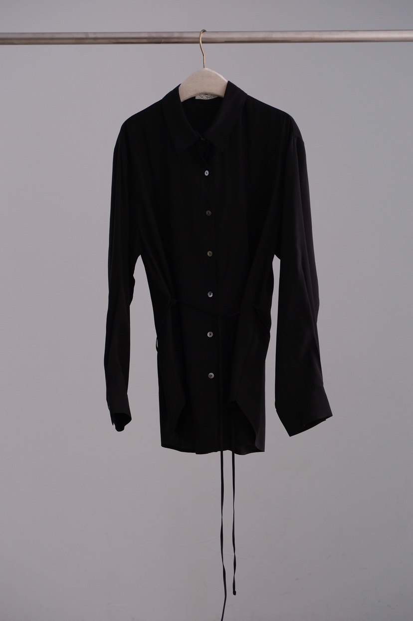 SORBET/FLAT WHITE東大門代購女裝新款熱賣襯衫蕾絲衫含腰繩SORBET/FLAT WHITE襯衫/蕾絲衫圖色4