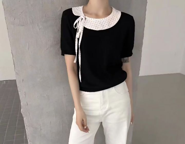 FEMME韓國代購女士新款26春夏熱賣時尚人氣真品休閑針織衫FEMME針織衫