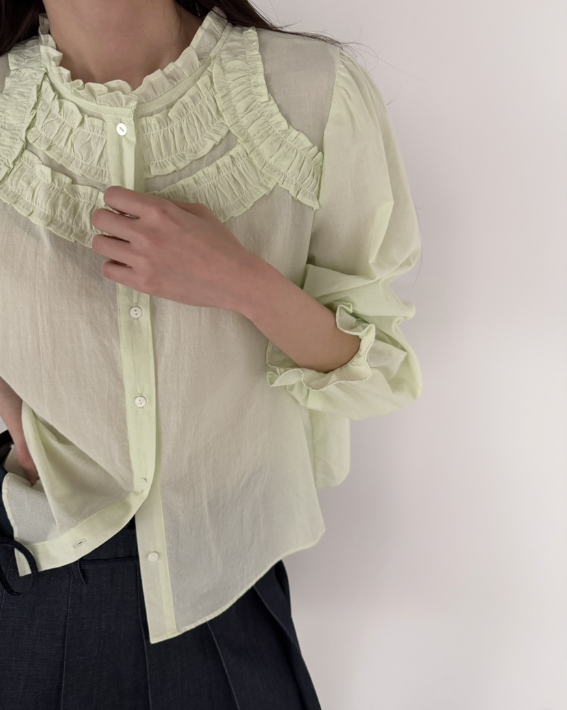 FOSET韓國代購女士新款熱賣人氣推薦26春夏真品襯衫蕾絲衫FOSET襯衫/蕾絲衫