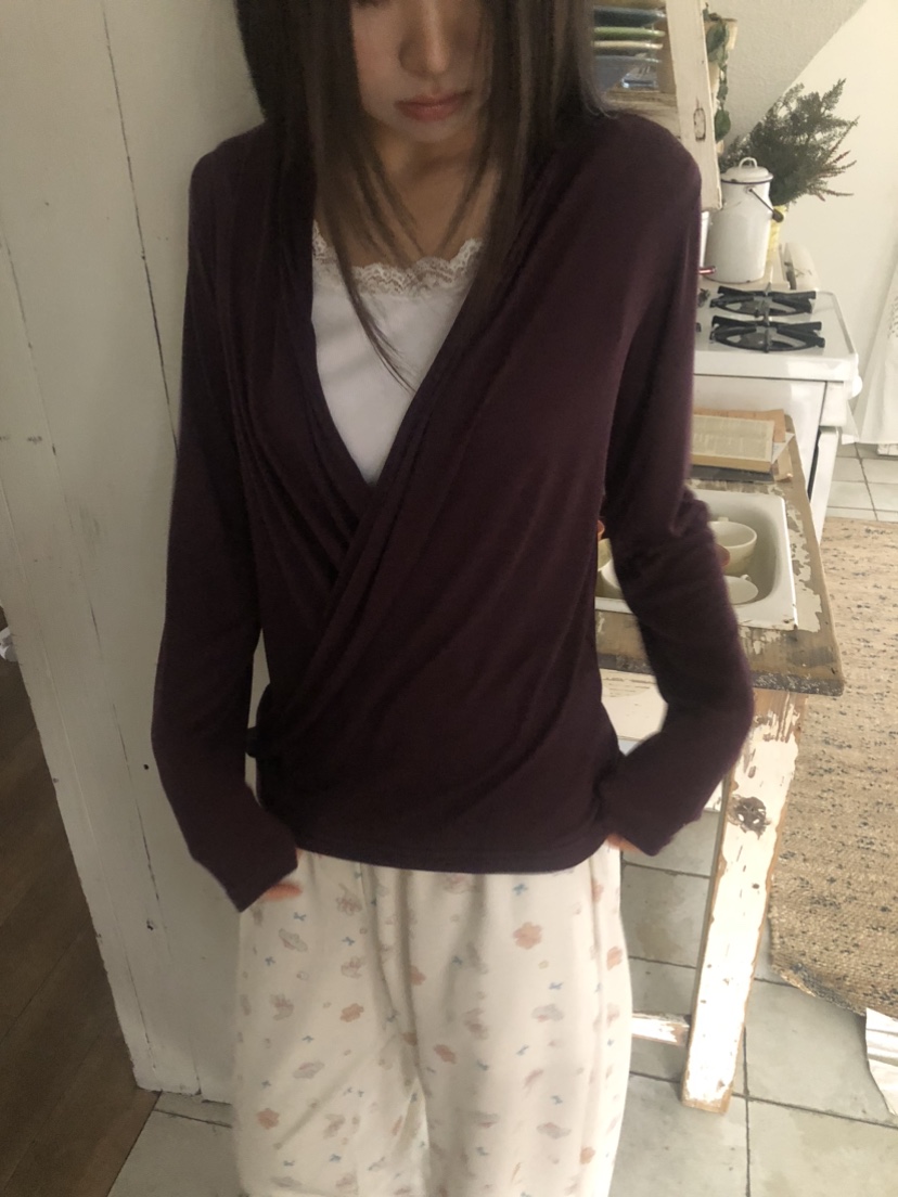 FLASH/I LOVE ME韓國直郵女士新款職業長袖T恤不含內搭FLASH/I LOVE ME長袖T恤