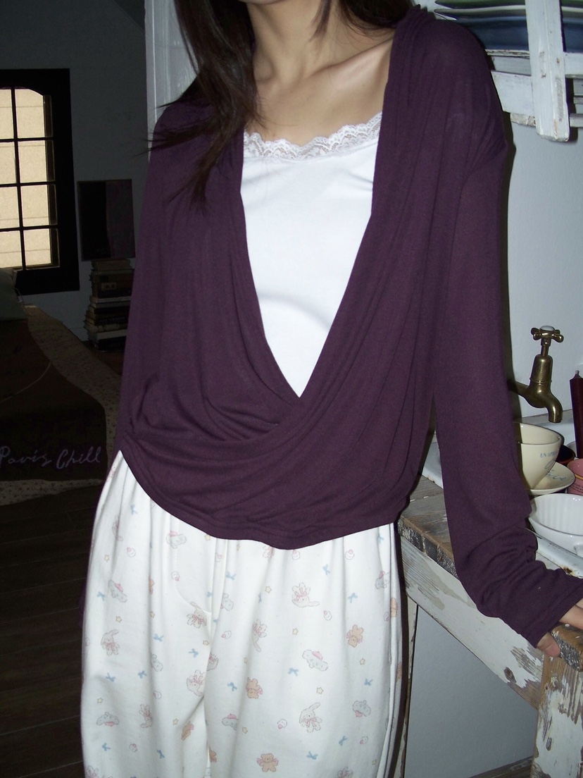 FLASH/I LOVE ME韓國直郵女士新款職業長袖T恤不含內搭FLASH/I LOVE ME長袖T恤圖色1