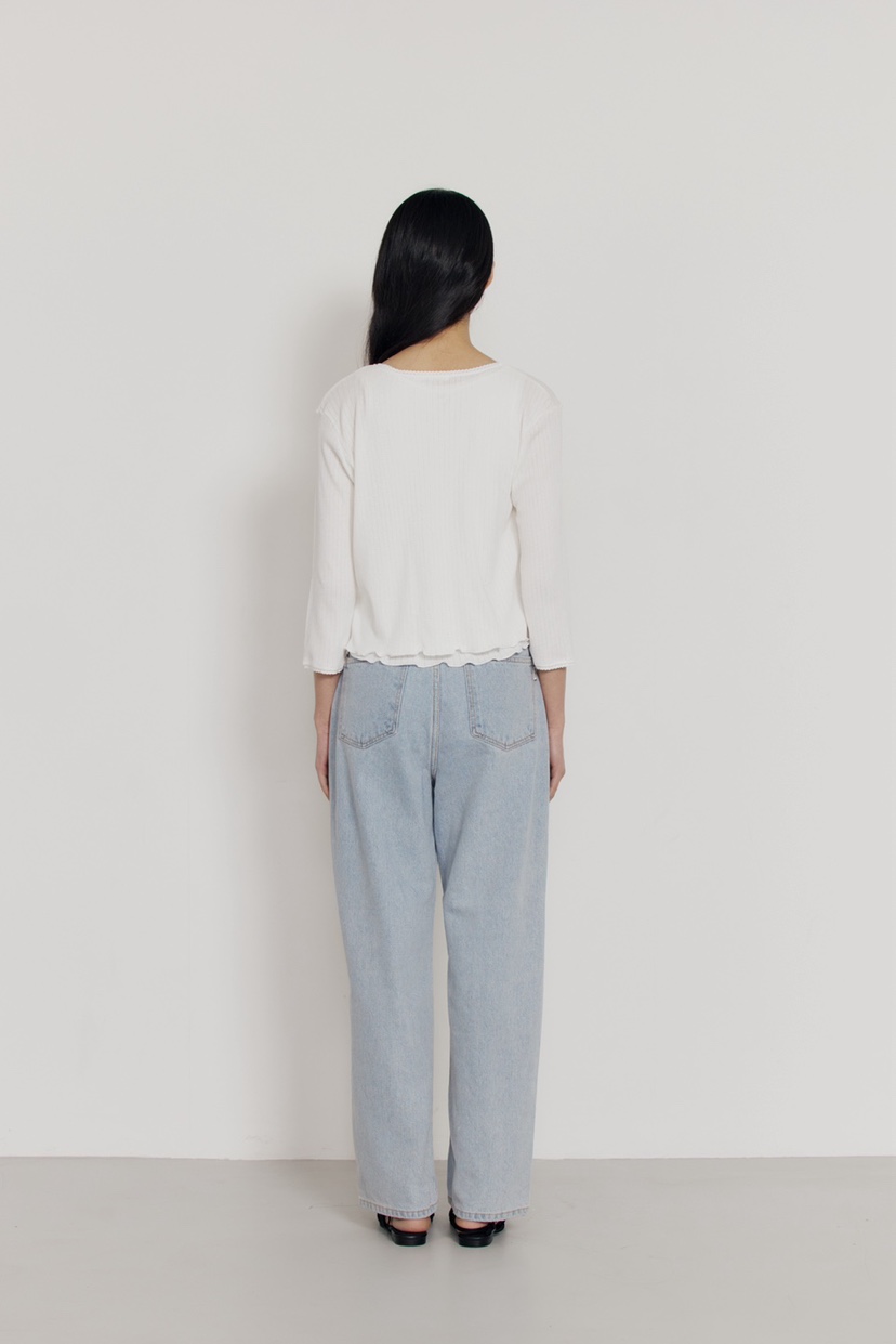 AMY GRACE-A韓國直郵女裝新品時尚職業真品休閑人氣牛仔褲AMY GRACE-A牛仔褲