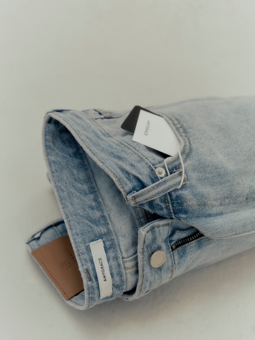 AMY GRACE-A韓國直郵女裝新品時尚職業真品休閑人氣牛仔褲AMY GRACE-A牛仔褲