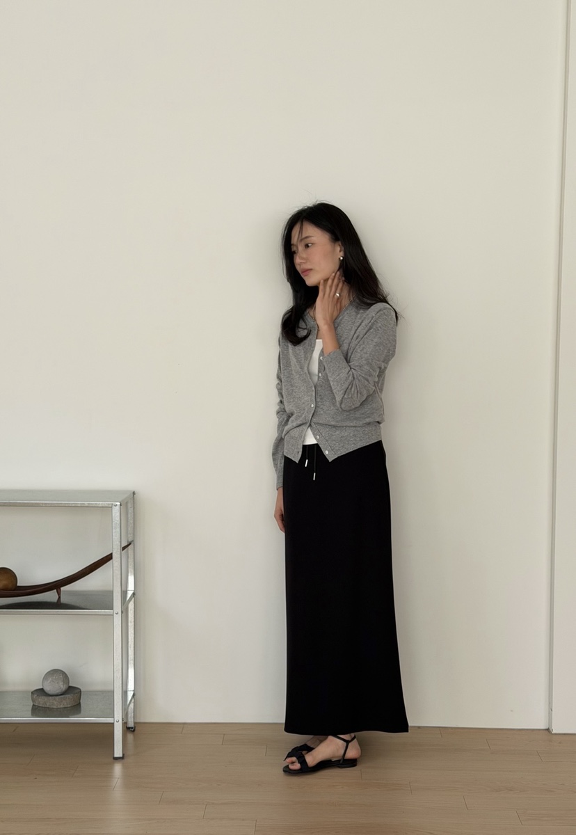 AMY GRACE-A東大門代購女士新款人氣熱賣推薦休閑長裙天絲AMY GRACE-A長裙