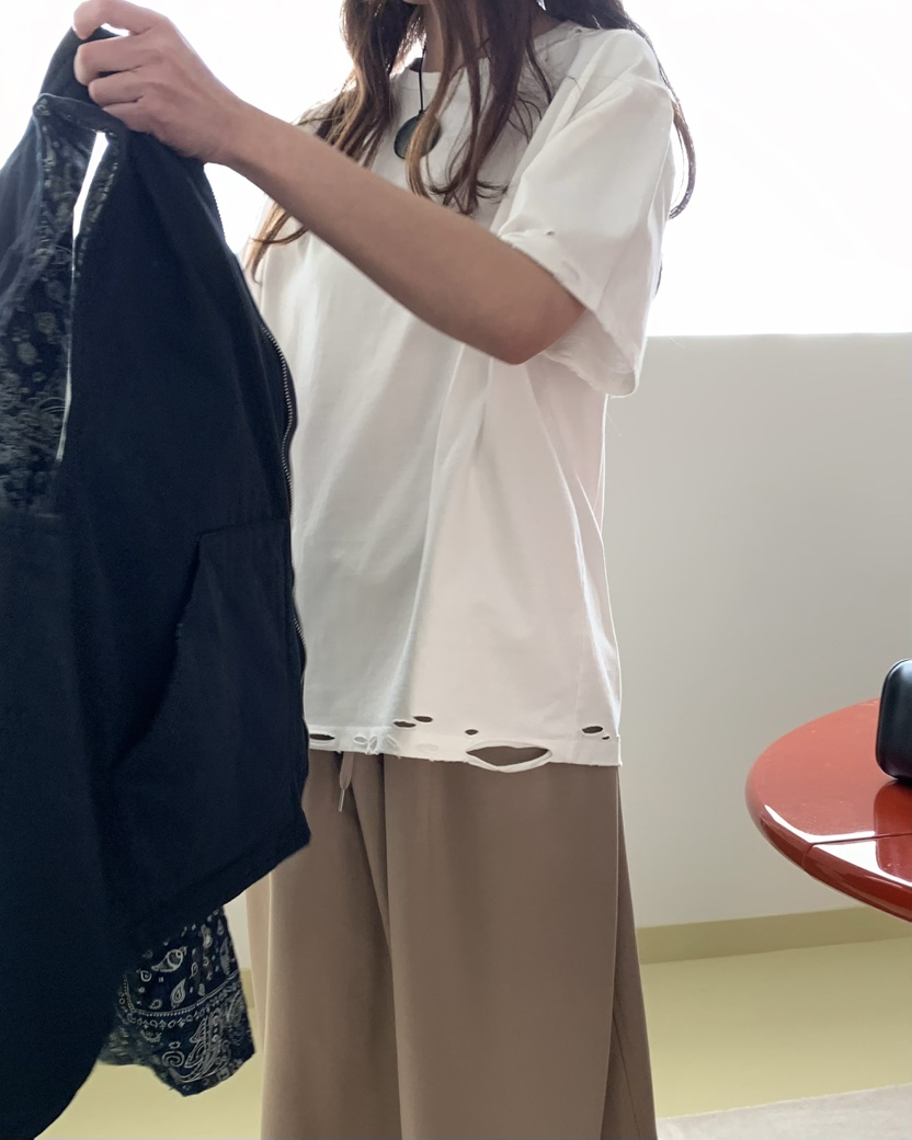 PEBBLE東大門代購女士新款人氣26春夏職業時尚推薦T恤復古PEBBLET恤