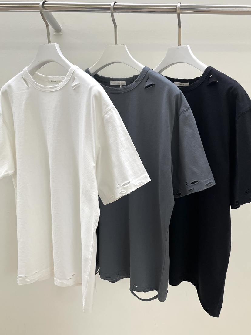 PEBBLE東大門代購女士新款人氣26春夏職業時尚推薦T恤復古PEBBLET恤