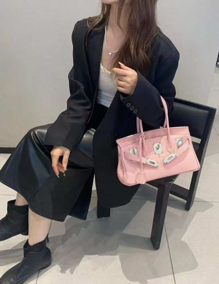 TROUVAILLE東大門直郵女裝新款職業推薦手拿包腋下包牛皮TROUVAILLE手拿包/腋下包