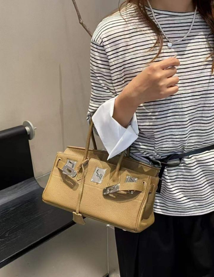 TROUVAILLE東大門直郵女裝新款職業推薦手拿包腋下包牛皮TROUVAILLE手拿包/腋下包