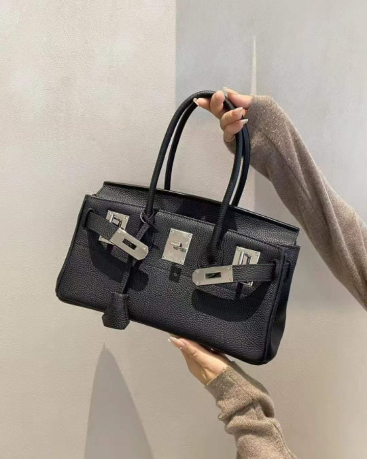 TROUVAILLE東大門直郵女裝新款職業推薦手拿包腋下包牛皮TROUVAILLE手拿包/腋下包圖色2