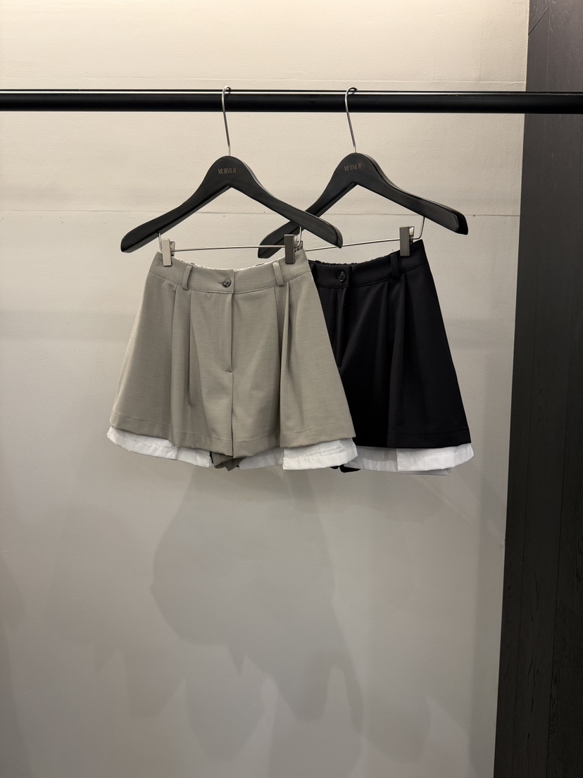 MURMUR東大門實拍女裝新款職業推薦人氣26春夏熱賣休閑短褲MURMUR短褲