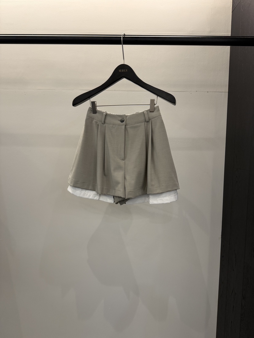 MURMUR東大門實拍女裝新款職業推薦人氣26春夏熱賣休閑短褲MURMUR短褲圖色1