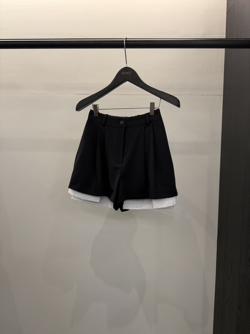 MURMUR東大門實拍女裝新款職業推薦人氣26春夏熱賣休閑短褲MURMUR短褲圖色2