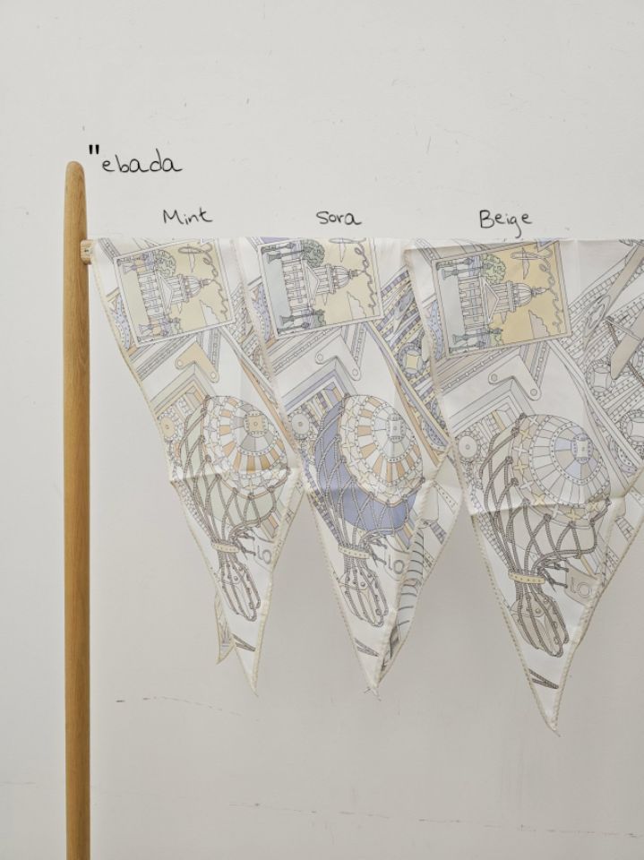 EBADA韓國代購女裝新品26春夏人氣職業休閑推薦圍巾披肩絲綢EBADA圍巾/披肩