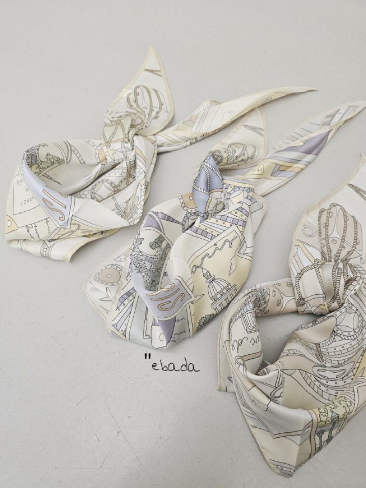 EBADA韓國代購女裝新品26春夏人氣職業休閑推薦圍巾披肩絲綢EBADA圍巾/披肩