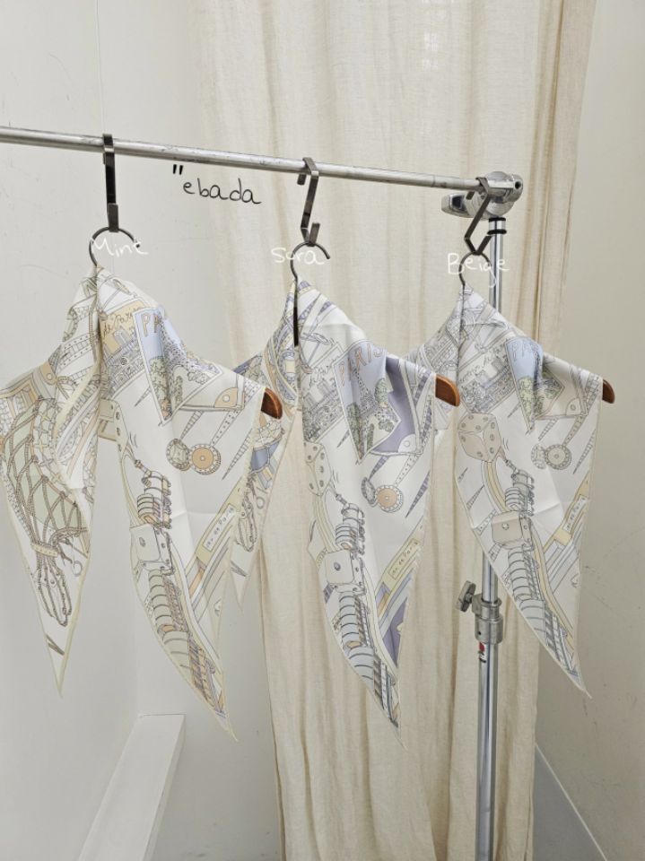 EBADA韓國代購女裝新品26春夏人氣職業休閑推薦圍巾披肩絲綢EBADA圍巾/披肩