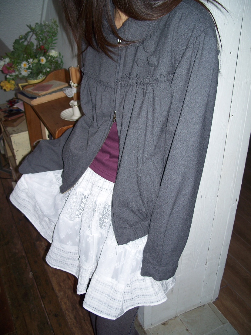 FLASH/I LOVE ME東大門直郵女裝新品推薦夾克粗花呢紐扣FLASH/I LOVE ME夾克