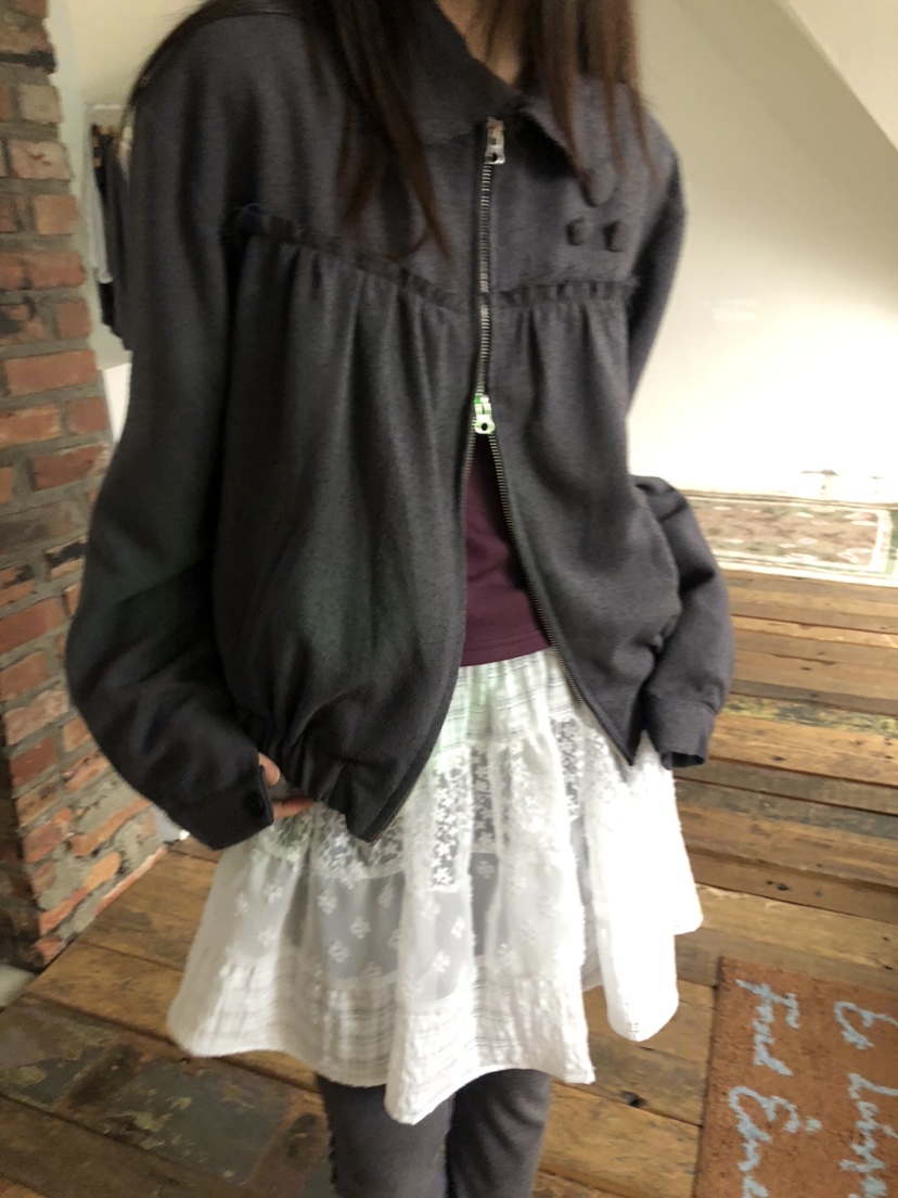 FLASH/I LOVE ME東大門直郵女裝新品推薦夾克粗花呢紐扣FLASH/I LOVE ME夾克圖色2