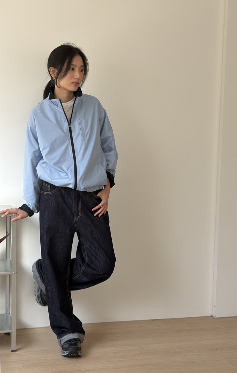 AMY GRACE-A韓國直郵女裝新品休閑職業26春夏牛仔褲不褪色AMY GRACE-A牛仔褲