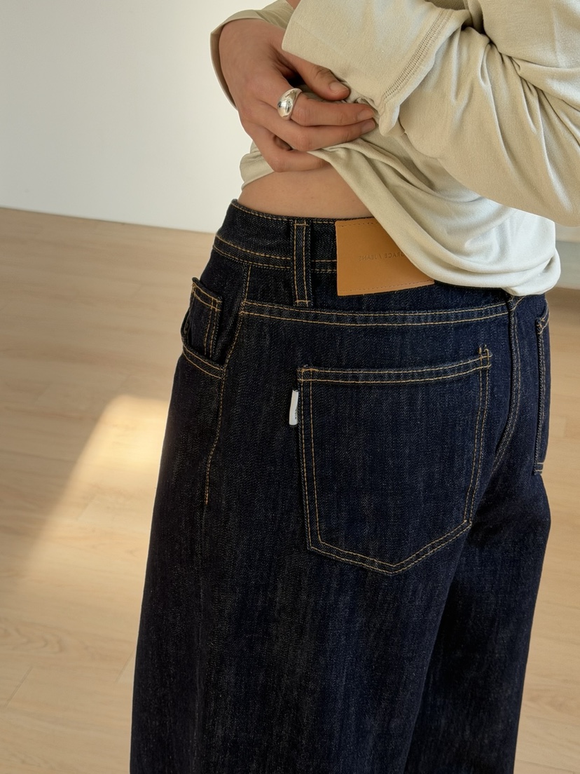 AMY GRACE-A韓國直郵女裝新品休閑職業26春夏牛仔褲不褪色AMY GRACE-A牛仔褲