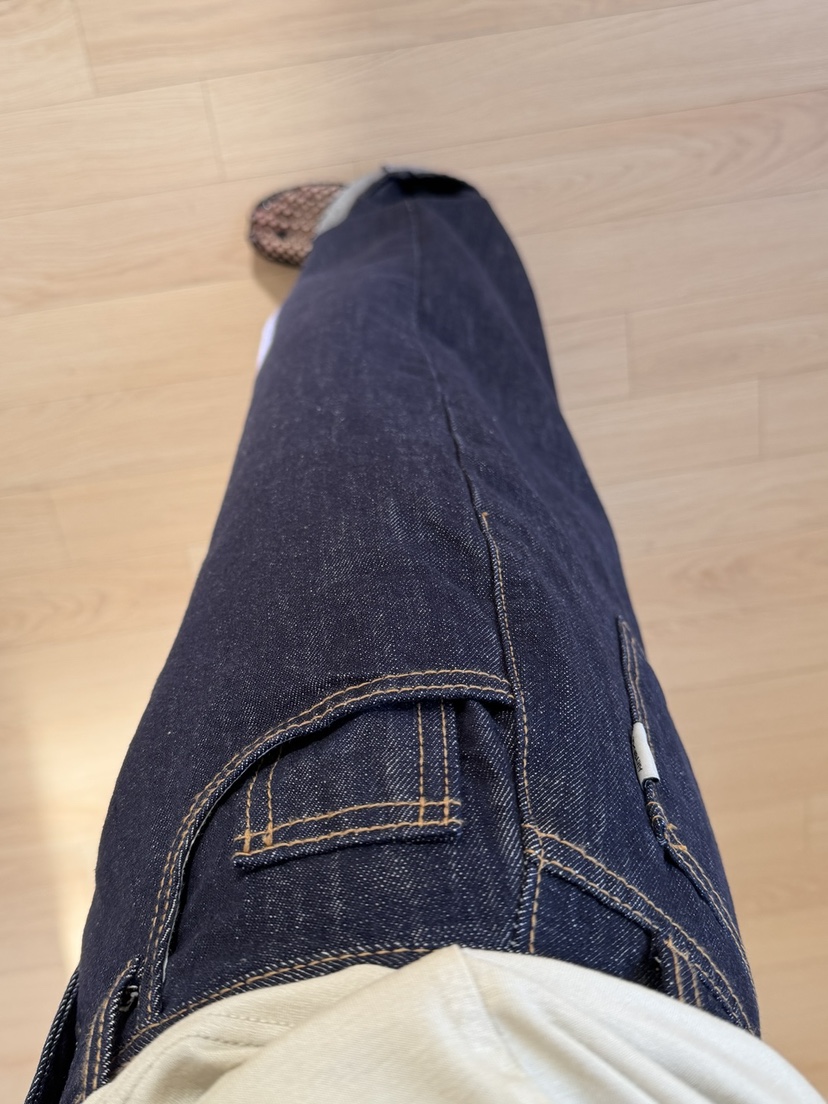 AMY GRACE-A韓國直郵女裝新品休閑職業26春夏牛仔褲不褪色AMY GRACE-A牛仔褲