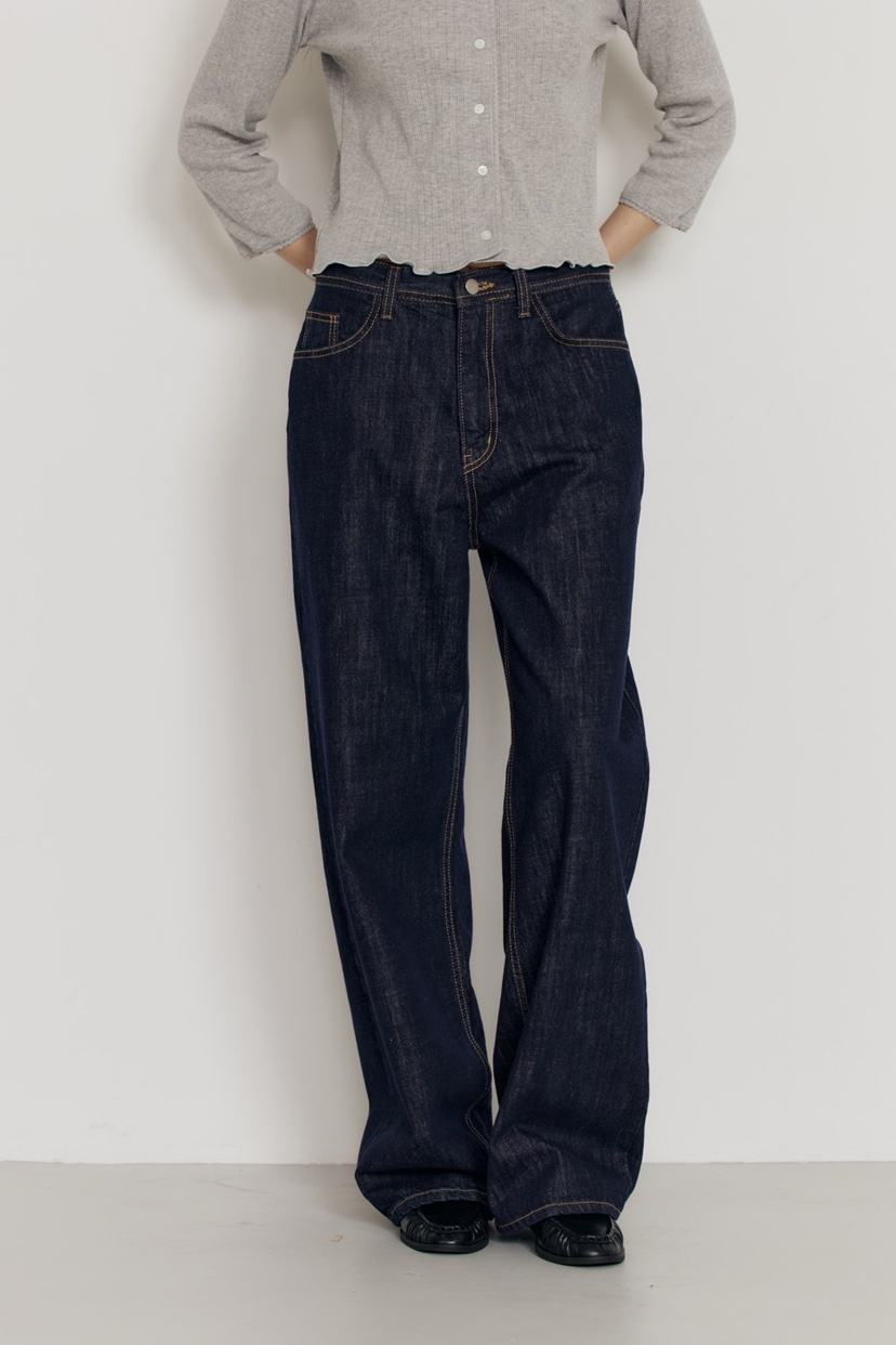 AMY GRACE-A韓國直郵女裝新品休閑職業26春夏牛仔褲不褪色AMY GRACE-A牛仔褲