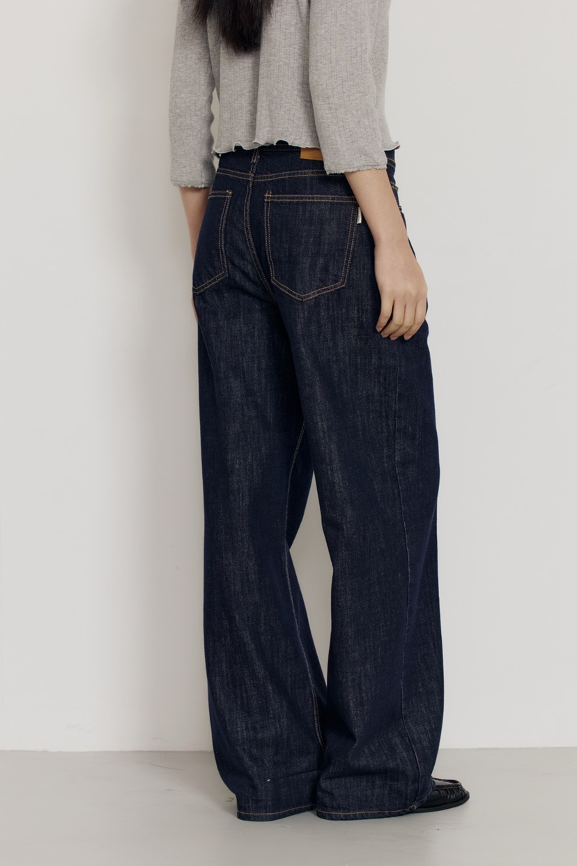 AMY GRACE-A韓國直郵女裝新品休閑職業26春夏牛仔褲不褪色AMY GRACE-A牛仔褲