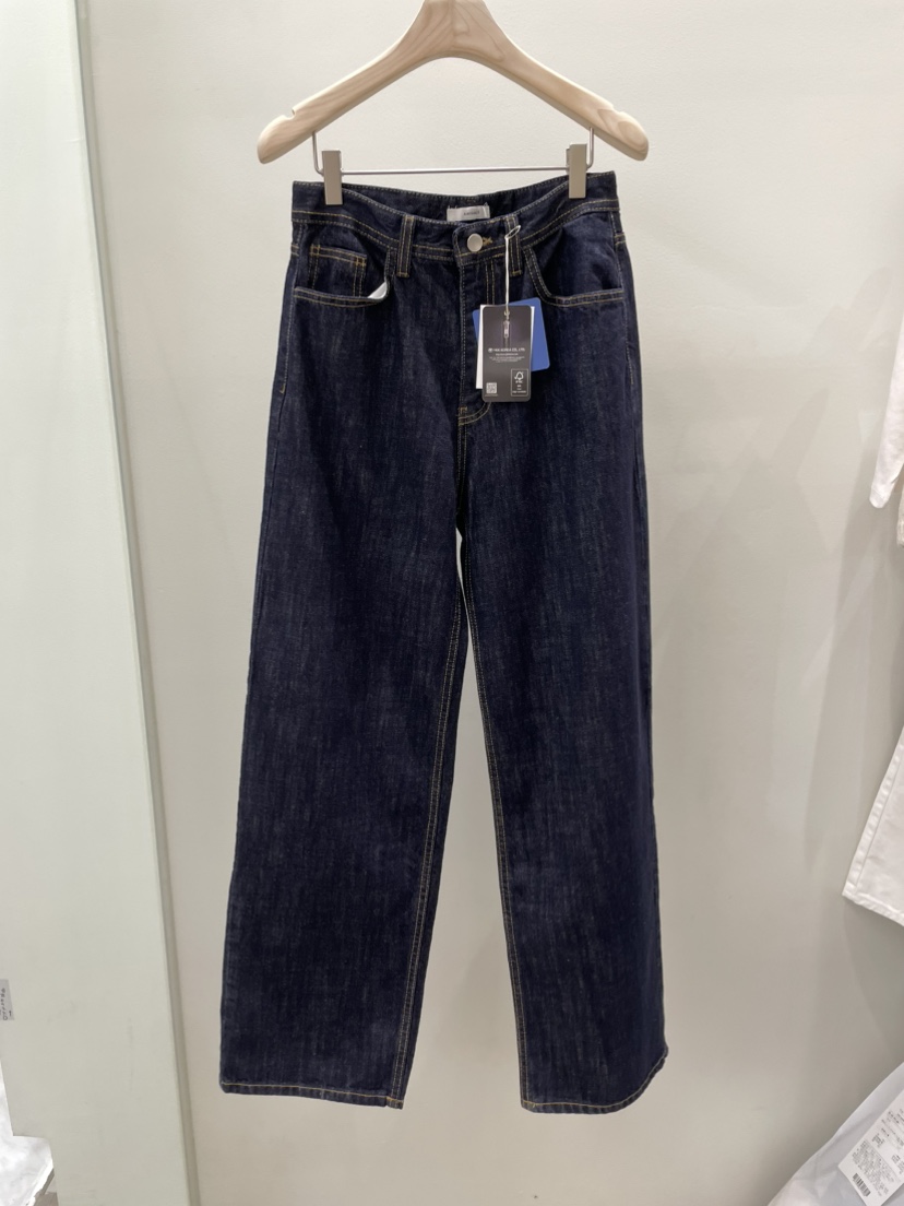 AMY GRACE-A韓國直郵女裝新品休閑職業26春夏牛仔褲不褪色AMY GRACE-A牛仔褲圖色1