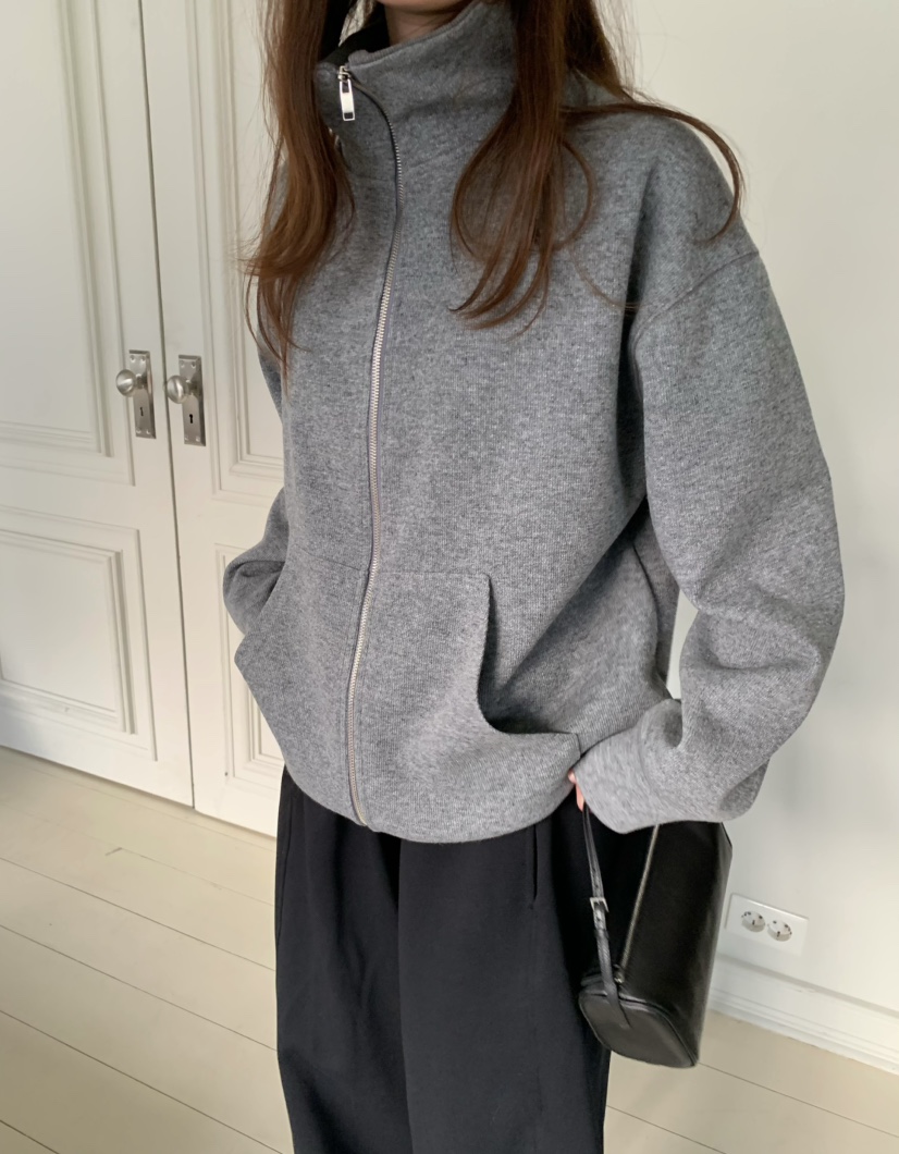 PEBBLE東大門直郵女士新款時尚26春夏職業休閑推薦夾克拉鏈PEBBLE夾克