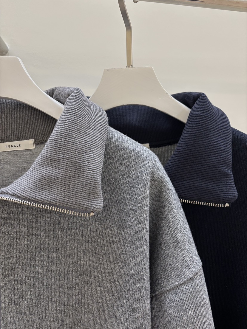 PEBBLE東大門直郵女士新款時尚26春夏職業休閑推薦夾克拉鏈PEBBLE夾克