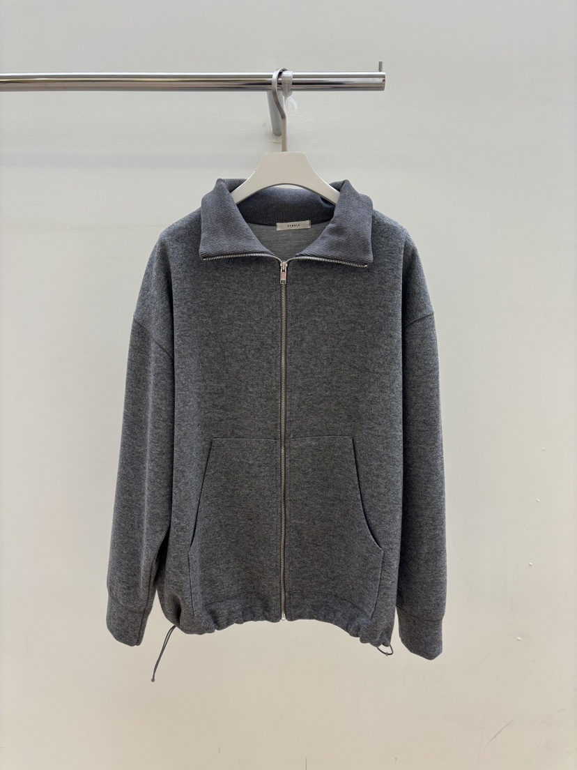 PEBBLE東大門直郵女士新款時尚26春夏職業休閑推薦夾克拉鏈PEBBLE夾克圖色1