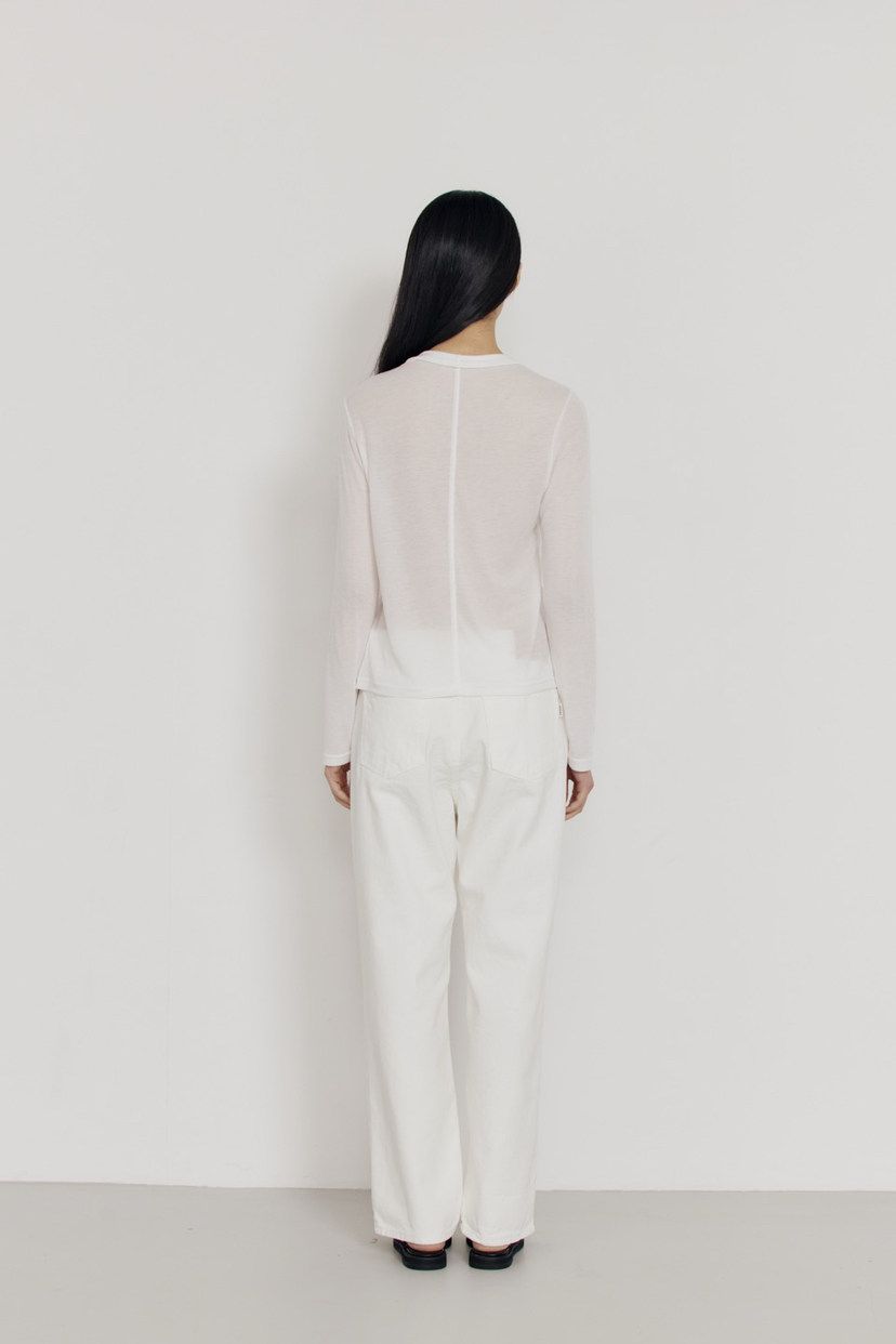 AMY GRACE-A東大門代購女士新品休閑熱賣長袖T恤假兩件AMY GRACE-A長袖T恤