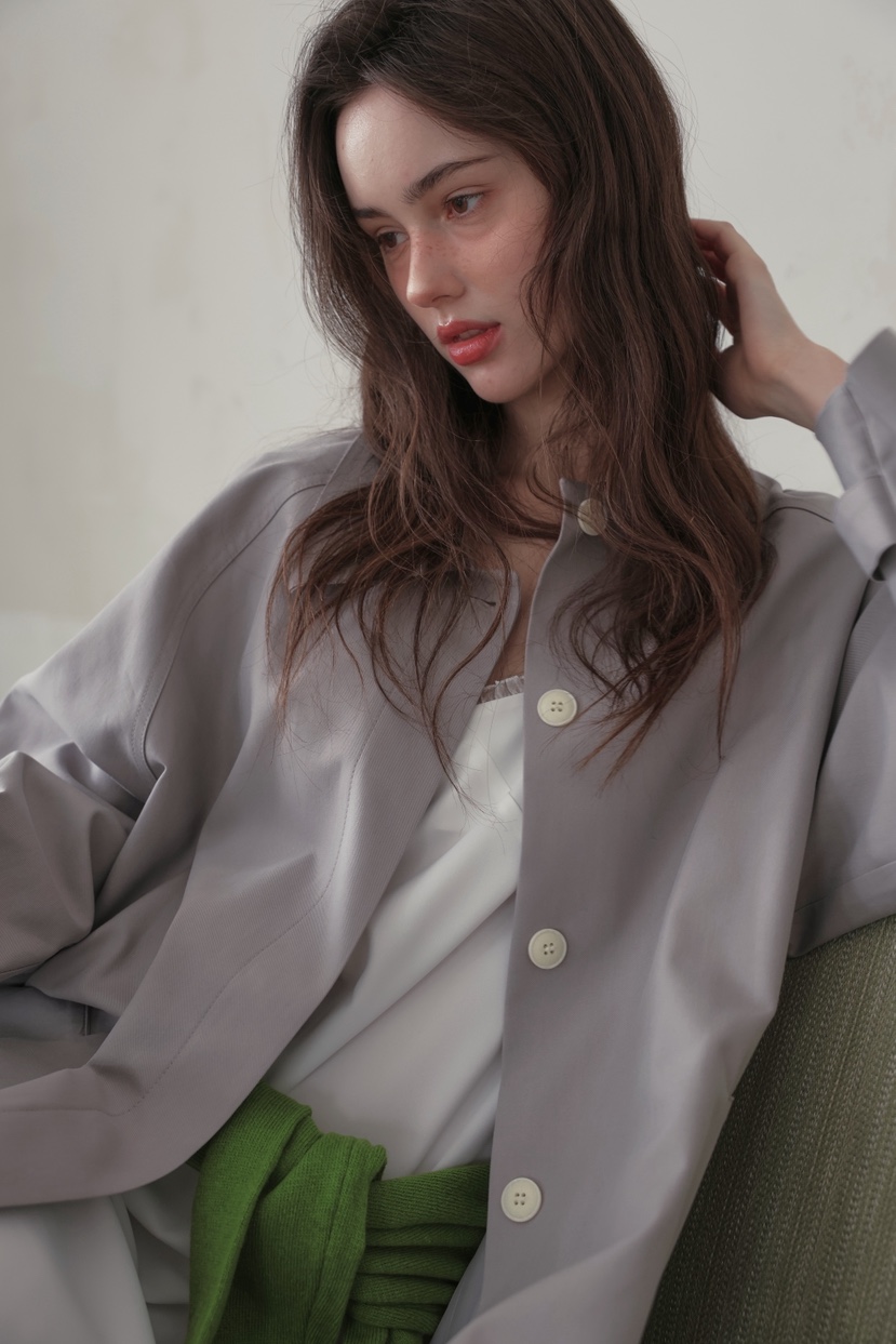 MURMUR韓國代購女士新品推薦職業人氣真品長款風衣含腰帶MURMUR長款風衣